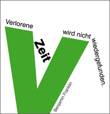 velorene zeit wird nicht wiedergewonnen